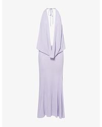 Rat & Boa - Aris Cowl-Neck Woven Midi Dress - Lyst