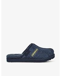 UGG - X Tes Embroidered Suede Slides - Lyst