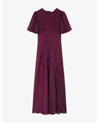 OMNES - Nola Puff-Sleeve Woven Maxi Dress - Lyst