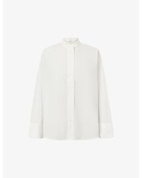 Lovechild 1979 - Zuri Mandarin-collar Relaxed-fit Organic-cotton Shirt 1 - Lyst