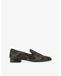 Kurt Geiger - Ace Camo Suede Loafers - Lyst