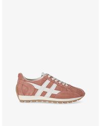 Hogan - Allacciato H 671 Suede Low-Top Trainers - Lyst
