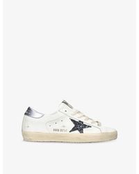 Golden Goose - Leather Super-Star Sneakers - Lyst
