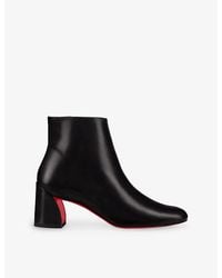 Christian Louboutin - Adoxa 70 Leather Heeled Boots - Lyst
