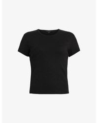 AllSaints - Stevie Slim-Fit Cotton-Jersey T-Shirt - Lyst