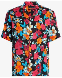 AllSaints - Spiros Floral-print Relaxed-fit Woven Shirt - Lyst