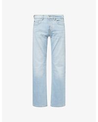 7 For All Mankind - Austyn Straight-Leg Relaxed Denim Jeans - Lyst