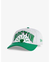 KTZ - 9twenty Boston Celtics Brand-embroidered Cotton-twill Cap - Lyst