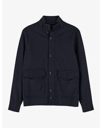 BOGGI - Flap-Pocket Regular-Fit Wool Jacket - Lyst