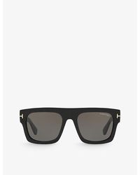 Tom Ford - Ft0711 Fausto Square-frame Acetate Sunglasses - Lyst