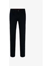 HUGO - Slim-fit Mid-rise Stretch-cotton Jeans - Lyst