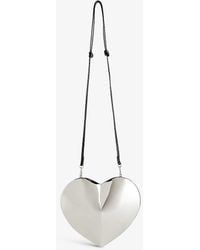 Alaïa - Le Couer Heart-shaped Brass Shoulder Bag - Lyst