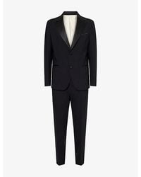 Eleventy - Single-Breasted Regular-Fit Stretch-Wool Tuxedo Suit - Lyst