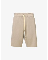 AllSaints - Helix Straight-Fit Cotton-Jersey Shorts - Lyst