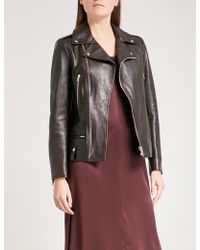 joseph leather coat