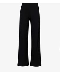 Leset - Rio Wide-leg Mid-rise Stretch Woven-blend Trousers - Lyst