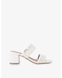 Carvela Kurt Geiger - Portofino Faux-Leather Heeled Sandals - Lyst