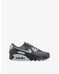 Nike - Air Max 90 Leather And Mesh Trainers - Lyst