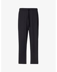 Pleats Please Issey Miyake - Pleated Wide-leg Mid-rise Knitted Trousers - Lyst