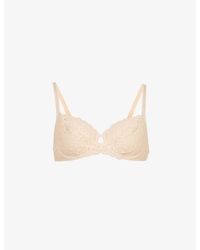 Wacoal - Raffiné Floral-Embroidered Stretch-Lace Bra - Lyst