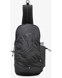 DIESEL - Drape Sling Logo-print Woven Backpack - Lyst