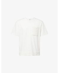 CHE - Inigo Crot-Detail Cotton-Jersey T-Shirt - Lyst