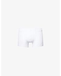 Hanro - Pack Of Two Cotton Essentials Stretch-Cotton Trunks - Lyst