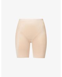 Spanx - Thinstincts 2.0 High-Rise Stretch-Woven Shorts - Lyst