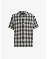 AllSaints - Underground Relaxed-fit Check Cotton Shirt - Lyst