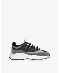 Cleens - Aero Runner Leather, Suede And Mesh Trainers - Lyst
