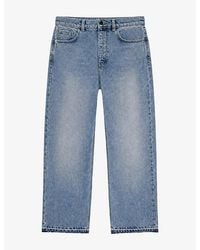 The Kooples - Raw-Hem Straight-Leg Jeans - Lyst
