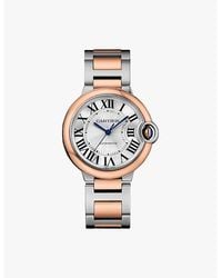 Cartier - Crw2Bb0033 Ballon Bleu De 18Ct Rose- And Stainless-Steel Automatic Watch - Lyst