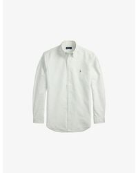 Polo Ralph Lauren - Striped Custom-Fit Oxford Cotton Shirt - Lyst