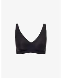 Sloggi - Zero Feel 2.0 Stretch-Woven Bralette - Lyst
