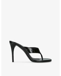 Alaïa - Infra 90 Leather Heeled Sandals - Lyst