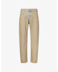 7 For All Mankind - Twist Modern Straight-Leg Denim Jeans - Lyst