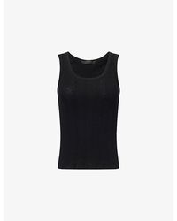 Mother - The Runner Up Cotton Vest - Lyst
