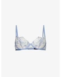 Bluebella - Lilly Floral-embroidered Lace Bra - Lyst