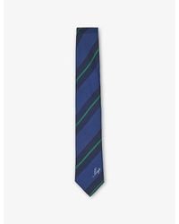 Maje - Striped Silk Tie - Lyst