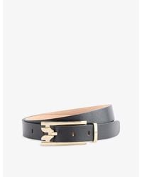 Victoria Beckham - Dorian Pin-Buckle Leather Belt - Lyst