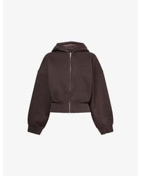 WE Are Tala - Cocoon Zip-Through Cotton-Blend Hoody - Lyst