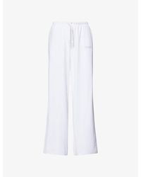 GYMSHARK - Waffle Wide-Leg Stretch-Woven Trousers - Lyst