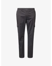 Arne - Tapered-Leg Patch-Pocket Cotton Cargo Trousers - Lyst