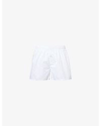 Hanro - Fancy Relaxed-Fit Cotton Boxer Shorts - Lyst