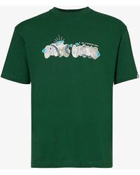 Aape - Graphic-print Crewneck Regular-fit Cotton-jersey T-shirt - Lyst