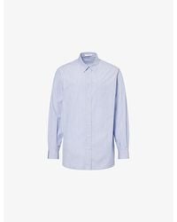 The Row - Kardiff Pinstripe Cotton Shirt - Lyst