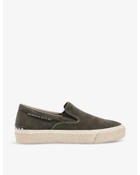 AllSaints - Navaho Cow-leather Slip-on Trainers - Lyst
