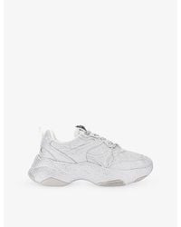 Kurt Geiger - Starlight Suede Trainers - Lyst