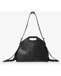 Maje - Miss M Leather Shoulder Bag - Lyst