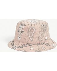 Sandro Paisley-print Bucket Hat - Pink